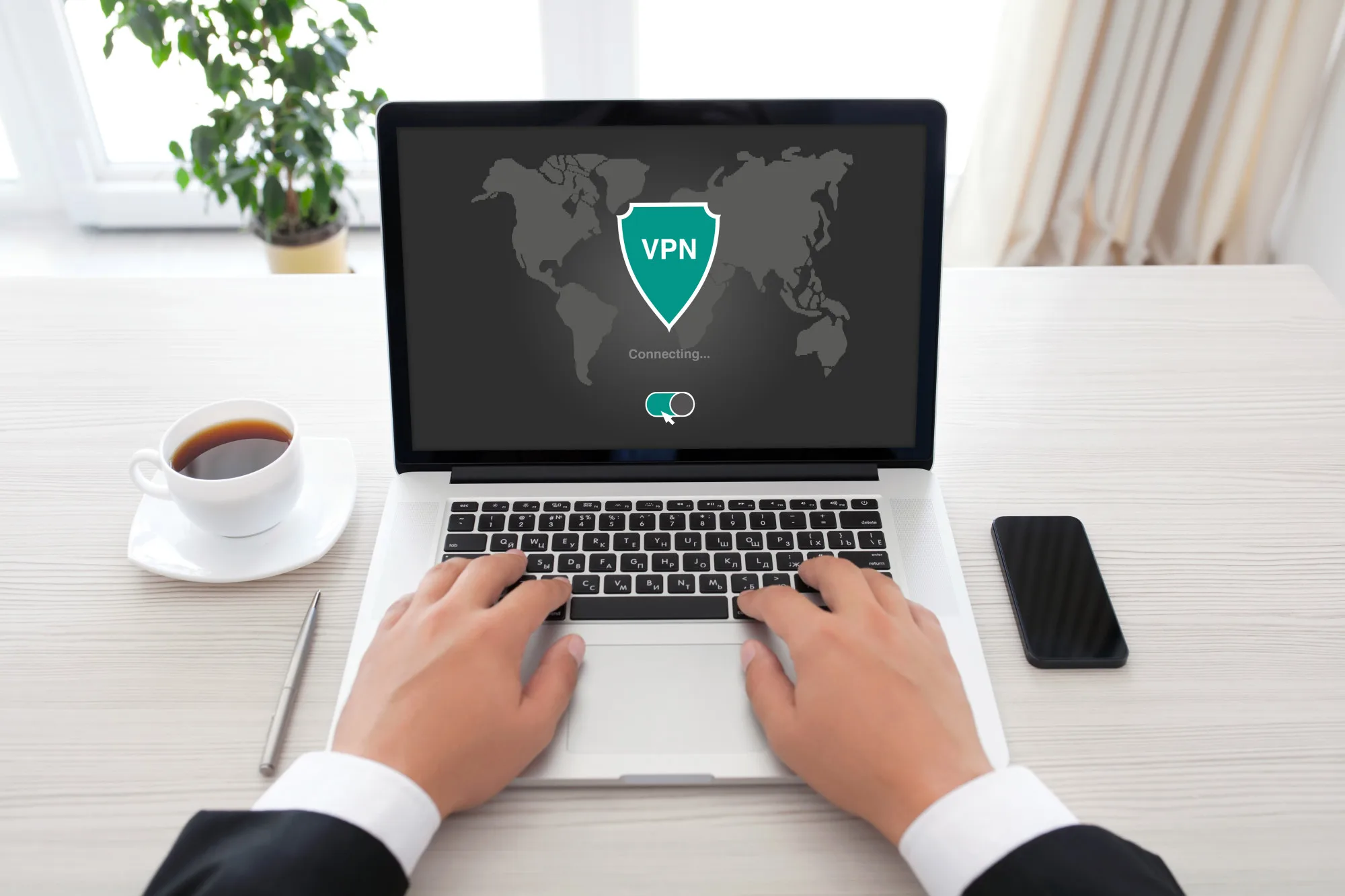 VPN on laptop